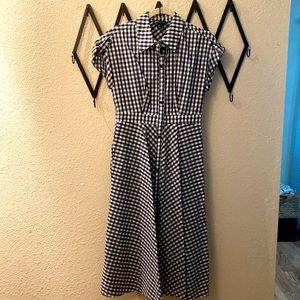 Dress JNY Jones New York color:Navy and White